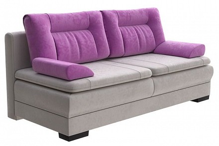 Прямой диван Easy Home Middle еврокнижка, велюр