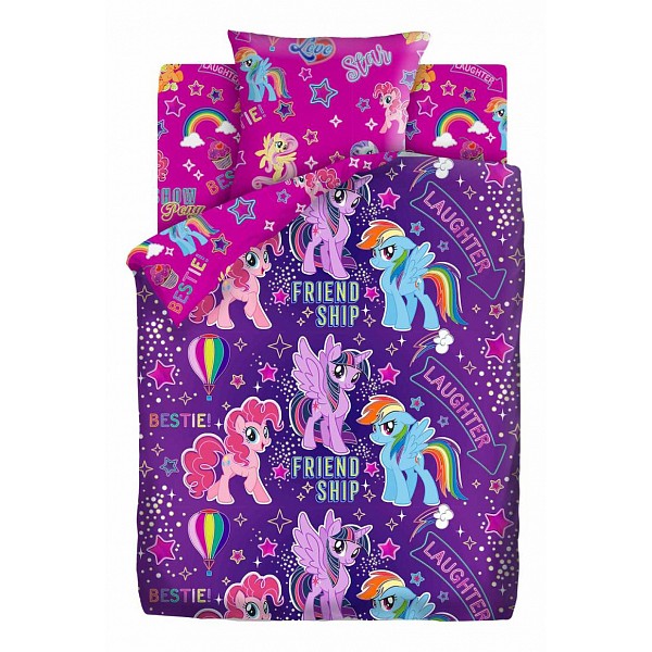 

Комплект полутораспальный My Little Pony, Розовый, My Little Pony