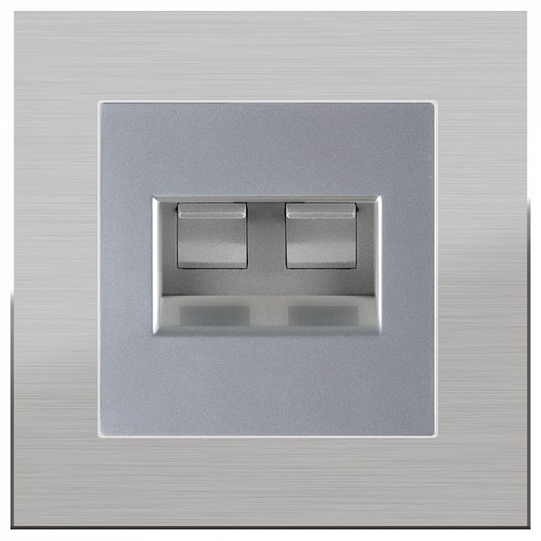 

Розетка телефонная RJ-11 без рамки Aluminium(Серебряный) WL06-RJ-45+WL06-RJ11+RJ45, без рамки Aluminium(Серебряный) WL06-RJ-45+WL06-RJ11+RJ45