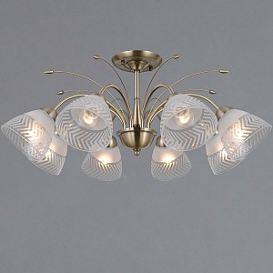 Люстра на штанге ILLUMICO AREZZO IL0594-8CSQ-25 AB AREZZO (Китай)