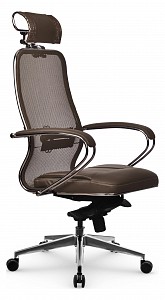 Компьютерное кресло SL-2.041 MPES, светло-коричневый, сетка, экокожа