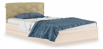 Кровать полутораспальная Виктория-П с матрасом 2000х1200