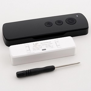 Контроллер-диммер с пультом ДУ N12-SB Nano RF 15A Black 12-24В 005812