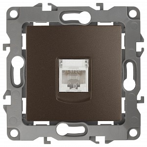 Розетка Ethernet RJ-45 без рамки Эра 12 12-3107-13
