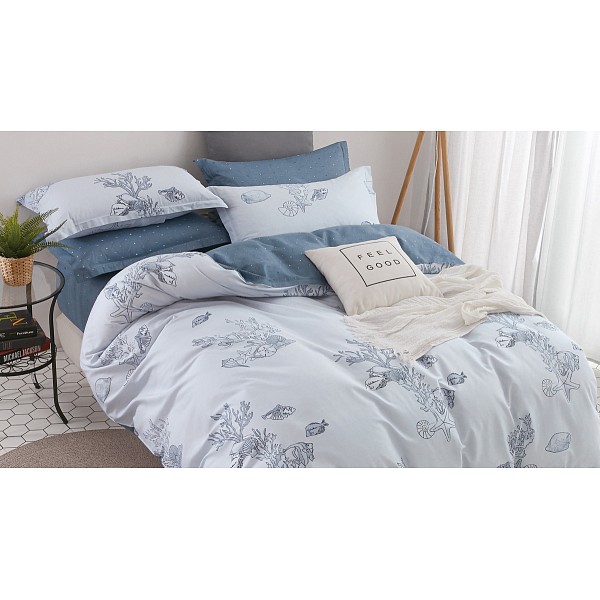 

Комплект полутораспальный Satin de' Luxe Марин, Синий;голубой, Satin de' Luxe Марин