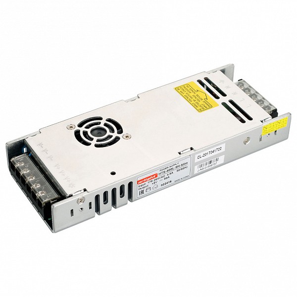 

Блок питания 5В 400Вт HTS-400L-5H-Slim (5V, 80A, 400W), 5В 400Вт HTS-400L-5H-Slim (5V, 80A, 400W)