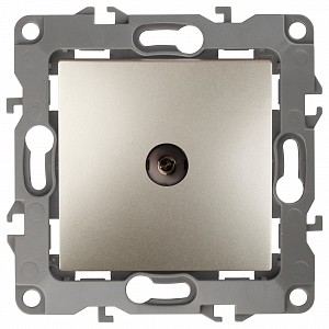 ТВ-розетка проходная без рамки Эра 12 12-3102-04