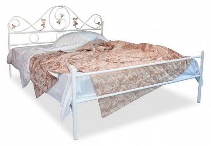 Полутораспальная кровать Венеция  белый  