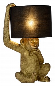 Интерьерная настольная лампа  Extravaganza Chimp черная E14  (Бельгия)