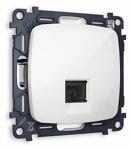 Розетка двойная Ethernet RJ-45 без рамки MO112010