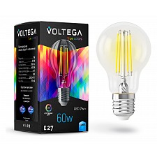 Лампа светодиодная True colors E27 230В 7Вт 4000К VG10-A60E27cold7W-FHR