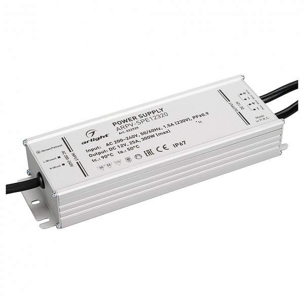 

Блок питания 12В 300Вт ARPV-LG12300-PFC-S2 (12V, 25.0A, 300W), 12В 300Вт ARPV-LG12300-PFC-S2 (12V, 25.0A, 300W)