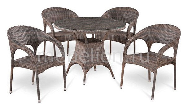 Набор уличный Afina T220CG/Y90CG-W1289 Pale 4Pcs
